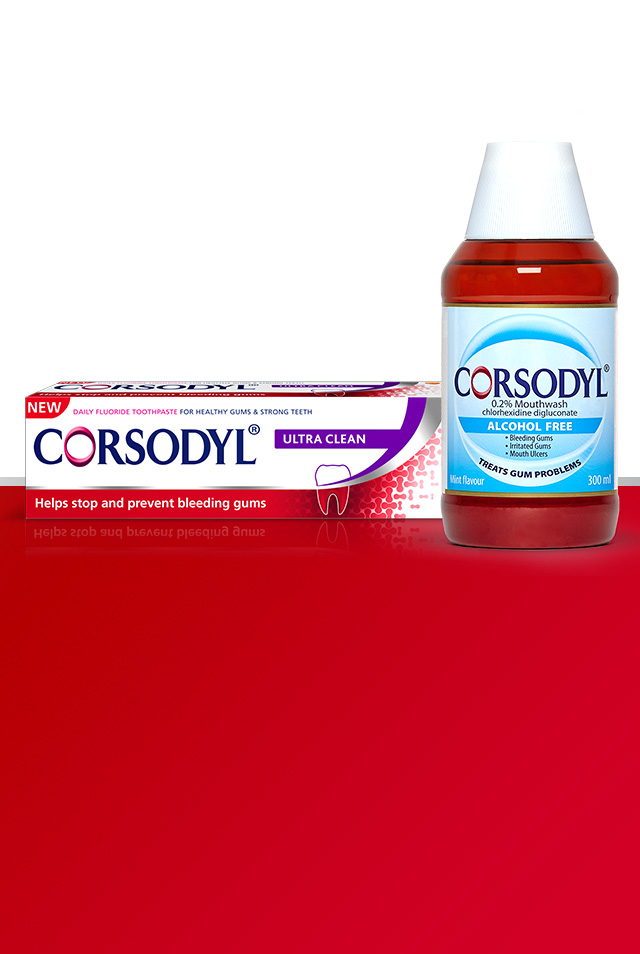 Corsodyl Toothpaste and Corsodyl Mouthwash