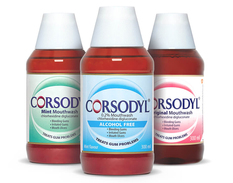 Corsodyl® Treatment Mouthwash Range